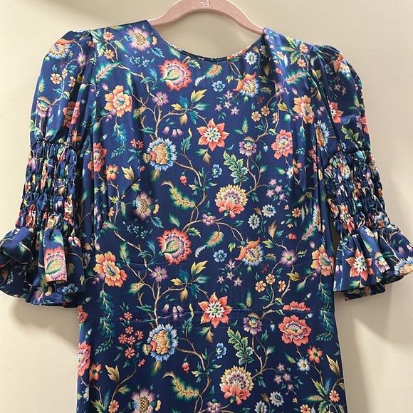 The Vampires Wife floral liberty Tiered A-Line Maxi Dress - Picture 8 of 9